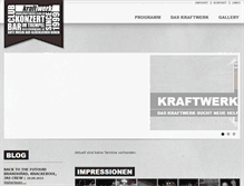 Tablet Screenshot of kraftwerk-club.ch